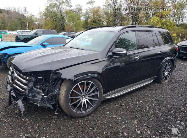 4JGFF8FE4RB187380 2024 MERCEDES-BENZ GLS Черный Передняя левая четверть