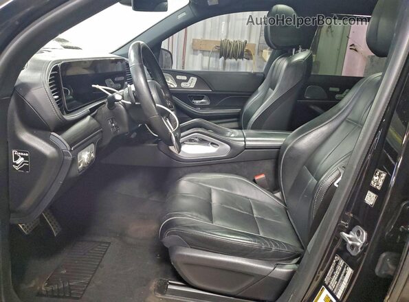 4JGFF8GE0MA411614 2021 MERCEDES-BENZ GLS Черный Вид салона спереди