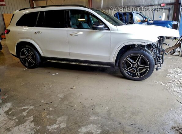 4JGFF8GE2MA487612 2021 MERCEDES-BENZ GLS Белый Передняя правая четверть
