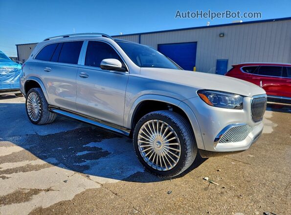 4JGFF8HB0MA381213 2021 MERCEDES-BENZ GLS Серебряный Передняя правая четверть