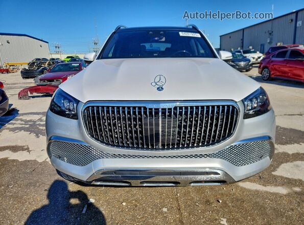 4JGFF8HB0MA381213 2021 MERCEDES-BENZ GLS Серебряный Вид спереди