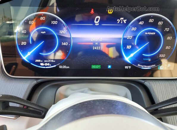 4JGGM2BB3SA062983 2025 MERCEDES-BENZ EQE Белый Вид щитка приборов