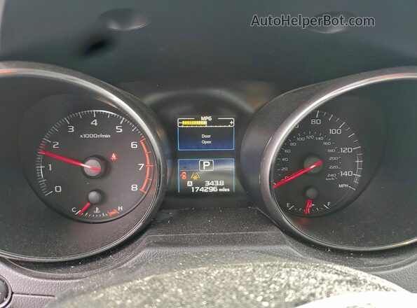 4S3BNAA61G3037036 2016 SUBARU LEGACY Серебряный Вид щитка приборов