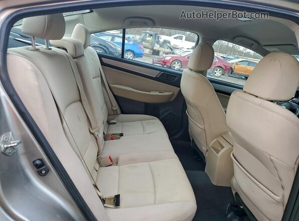 4S3BNAB69J3010138 2018 SUBARU LEGACY Silver უკანა სავარძლების ხედი