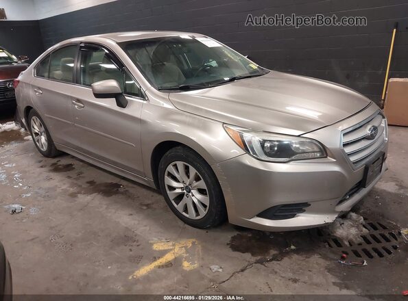 4S3BNAC60G3005160 2016 SUBARU LEGACY Beige წინა მარჯვენა