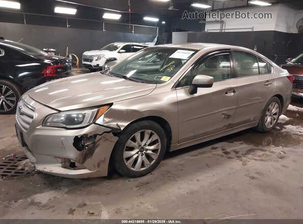 4S3BNAC60G3005160 2016 SUBARU LEGACY Beige წინა ხედი