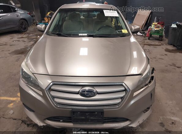 4S3BNAC60G3005160 2016 SUBARU LEGACY Beige ხელსაწყოთა პანელის ხედი