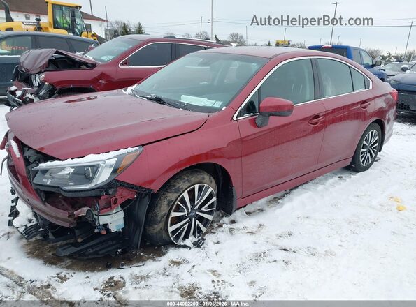 4S3BNAC65J3007803 2018 SUBARU LEGACY Red Front left