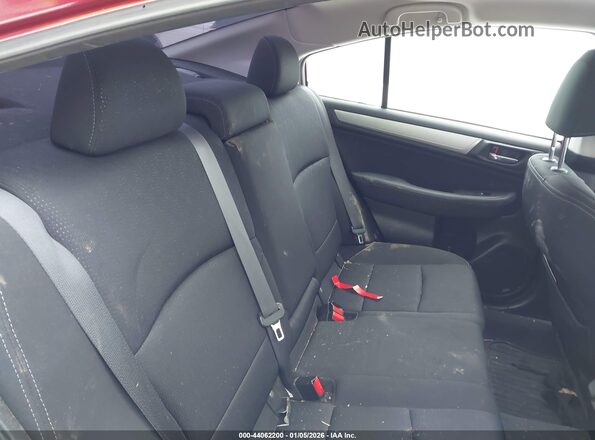 4S3BNAC65J3007803 2018 SUBARU LEGACY Red VIN sticker view