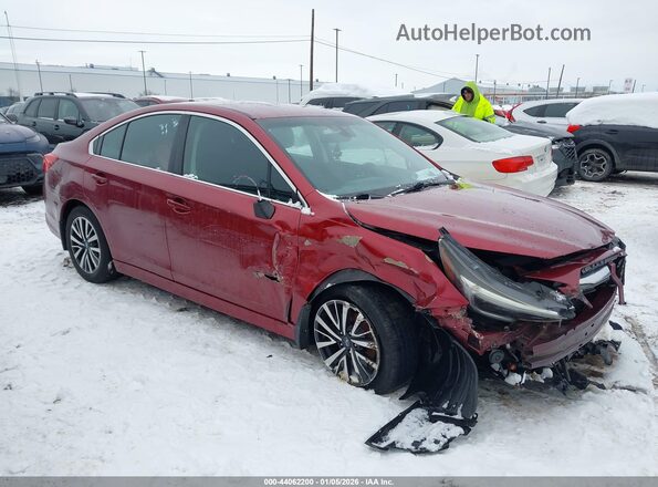 4S3BNAC65J3007803 2018 SUBARU LEGACY Red Front right
