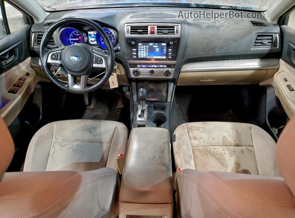 4S3BNAC68H3028588 2017 SUBARU LEGACY Blue Widok deski rozdzielczej