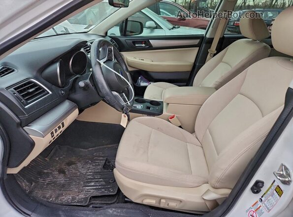 4S3BNAF69K3026836 2019 SUBARU LEGACY Белый Вид салона спереди