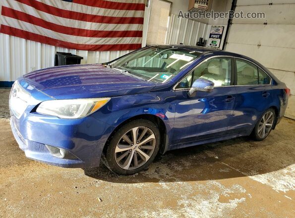 4S3BNAN63G3029868 2016 SUBARU LEGACY Синий Передняя левая четверть