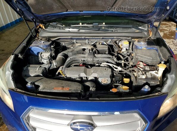 4S3BNAN63G3029868 2016 SUBARU LEGACY Синий Вид задней части салона