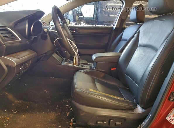 4S3BNAN63H3008634 2017 SUBARU LEGACY Темно-бордовый Вид салона спереди