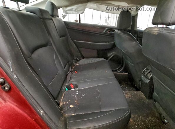 4S3BNAN63H3008634 2017 SUBARU LEGACY Темно-бордовый Вид задних сидений