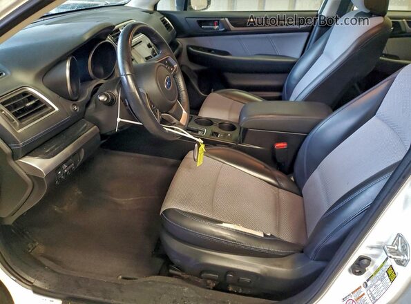 4S3BNAR6XK3035346 2019 SUBARU LEGACY Белый Вид салона спереди