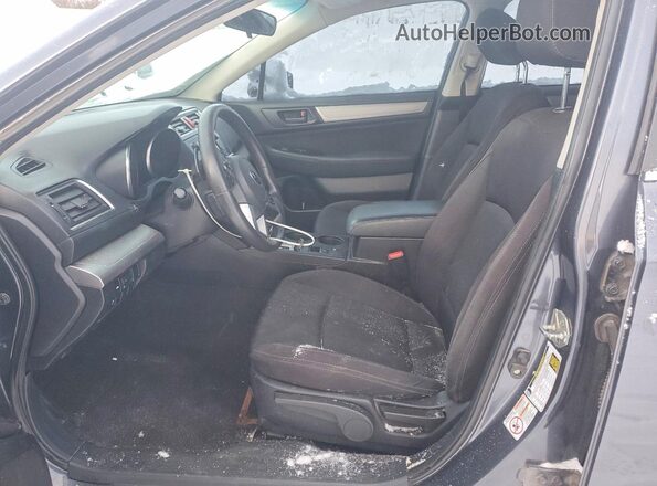 4S3BNBA68G3015508 2016 SUBARU LEGACY Синий Вид салона спереди