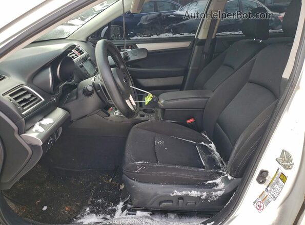 4S3BNBC65G3049743 2016 SUBARU LEGACY Белый Вид салона спереди