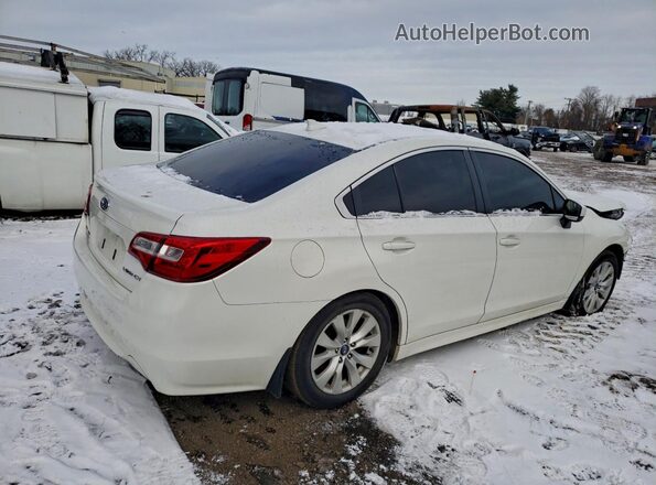 4S3BNBC65G3049743 2016 SUBARU LEGACY Белый Задняя правая четверть