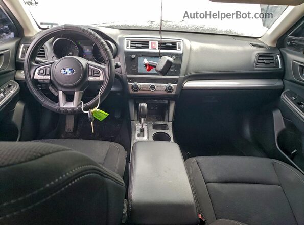 4S3BNBC65G3049743 2016 SUBARU LEGACY Белый Вид панели приборов
