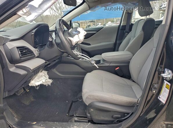 4S3BWAC65R3017272 2024 SUBARU LEGACY Black Widok wnętrza z przodu