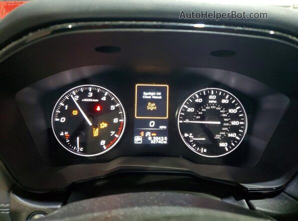 4S3BWAC6XP3010184 2023 SUBARU LEGACY Gray Widok zestawu wskaźników