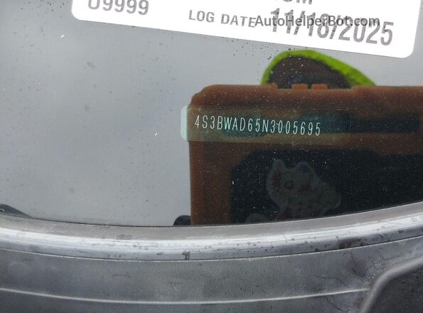 4S3BWAD65N3005695 2022 SUBARU LEGACY  Вид салона спереди