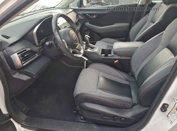 4S3BWAH69N3004866 2022 SUBARU LEGACY Белый Вид салона спереди