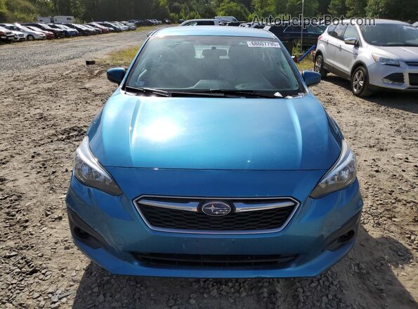 4S3GKAB61H3604439 2017 SUBARU IMPREZA Blue Вид спереду