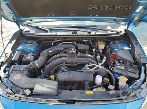 4S3GKAB61H3604439 2017 SUBARU IMPREZA Blue Вид задньої частини салону