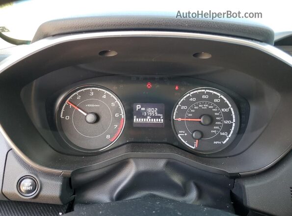 4S3GKAB61H3604439 2017 SUBARU IMPREZA Blue Вид щитка приладів