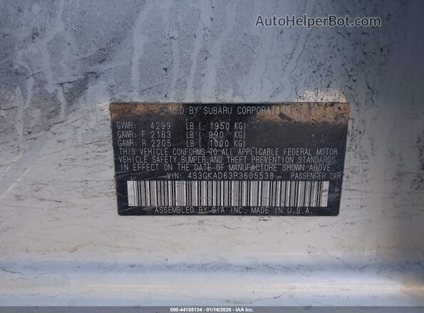 4S3GKAD63P3605538 2023 SUBARU IMPREZA Белый Вид подкапотного пространства
