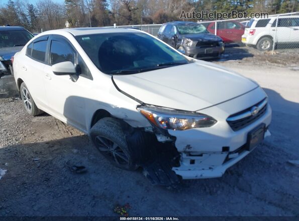 4S3GKAD63P3605538 2023 SUBARU IMPREZA Белый Передняя правая четверть