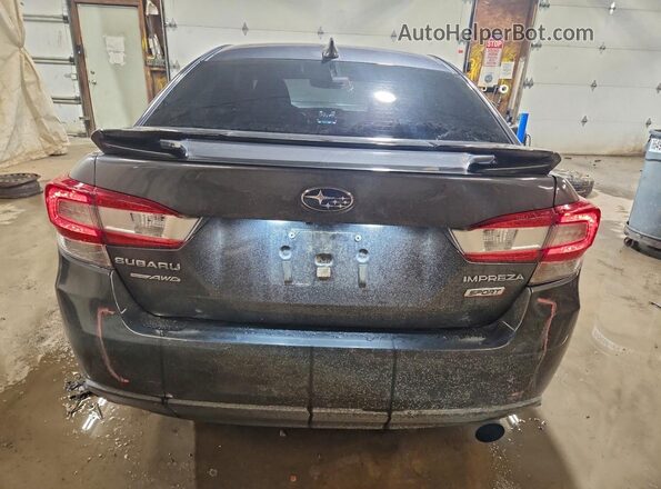 4S3GKAJ61K1624078 2019 SUBARU IMPREZA Серый Вид сзади