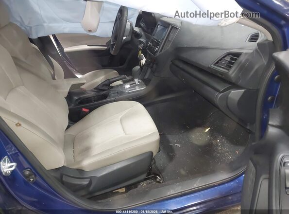 4S3GTAB62P3715948 2023 SUBARU IMPREZA Синий Вид салона спереди