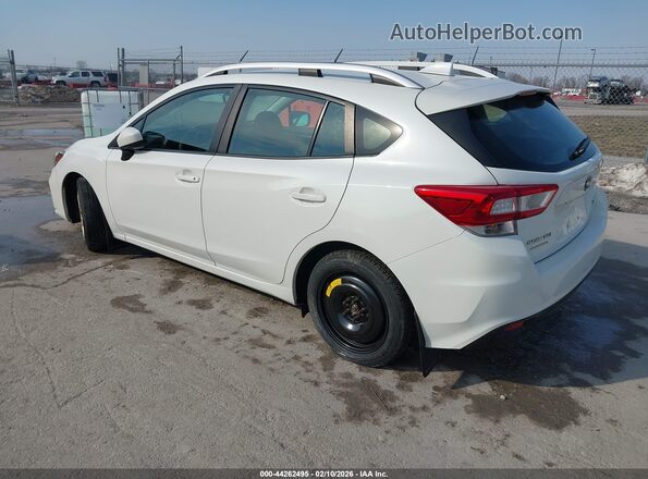 4S3GTAB67J3710087 2018 SUBARU IMPREZA Белый Задняя левая четверть