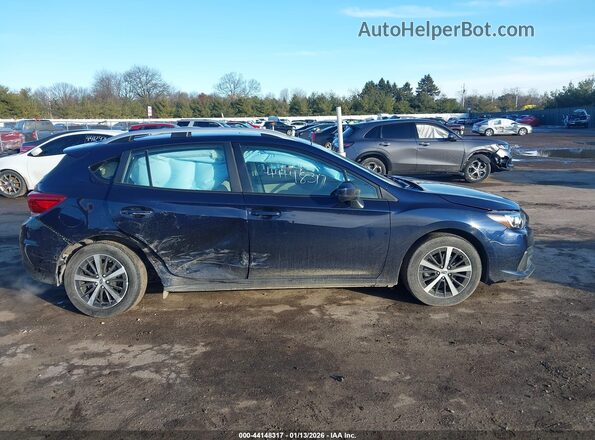 4S3GTAD61M3710510 2021 SUBARU IMPREZA Синий Вид задней части салона