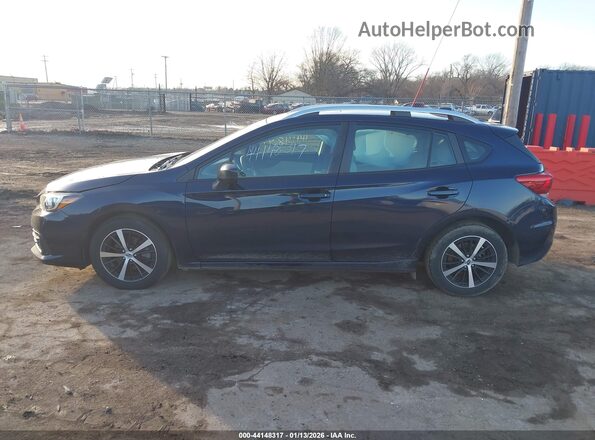 4S3GTAD61M3710510 2021 SUBARU IMPREZA Синий Панорамный вид салона 360°