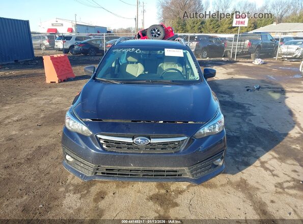4S3GTAD61M3710510 2021 SUBARU IMPREZA Синий Вид щитка приборов