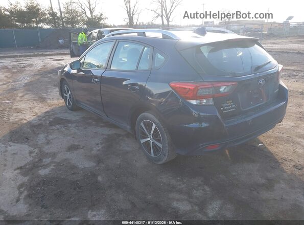 4S3GTAD61M3710510 2021 SUBARU IMPREZA Синий Задняя левая четверть
