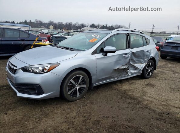 4S3GTAD69M3706480 2021 SUBARU IMPREZA Silver Front left