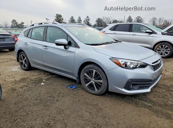 4S3GTAD69M3706480 2021 SUBARU IMPREZA Silver Front right