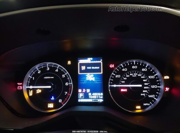 4S3GTAS60K3760038 2019 SUBARU IMPREZA Pewter Widok tylnych siedzeń