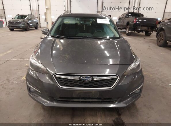 4S3GTAS60K3760038 2019 SUBARU IMPREZA Pewter Widok zestawu wskaźników