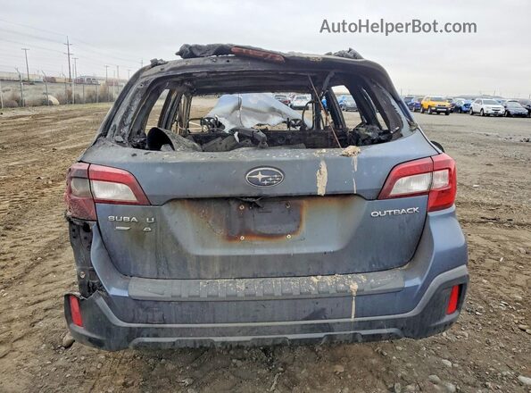 4S4BSAACXJ3287621 2018 SUBARU OUTBACK Синий Вид сзади