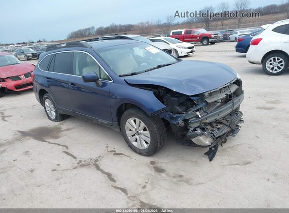 4S4BSACC3H3251034 2017 SUBARU OUTBACK Blue Delantero derecho
