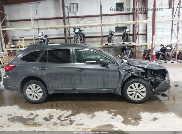4S4BSADC4J3264797 2018 SUBARU OUTBACK Серый Вид задней части салона