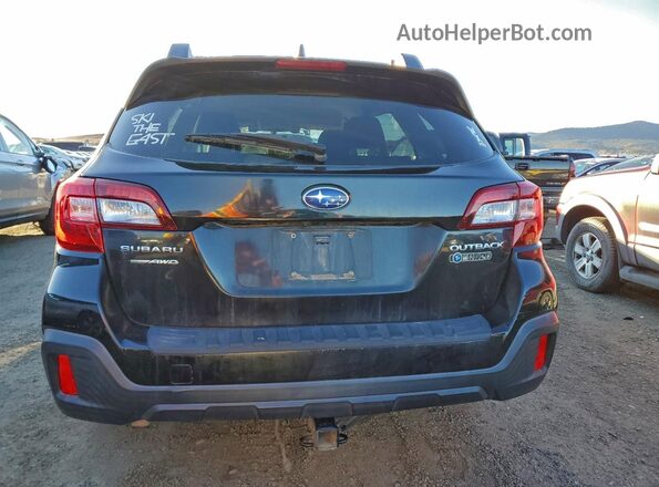 4S4BSAFC1J3249994 2018 SUBARU OUTBACK Черный Вид сзади