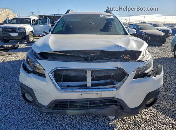 4S4BSAFC6J3260988 2018 SUBARU OUTBACK Белый Вид спереди